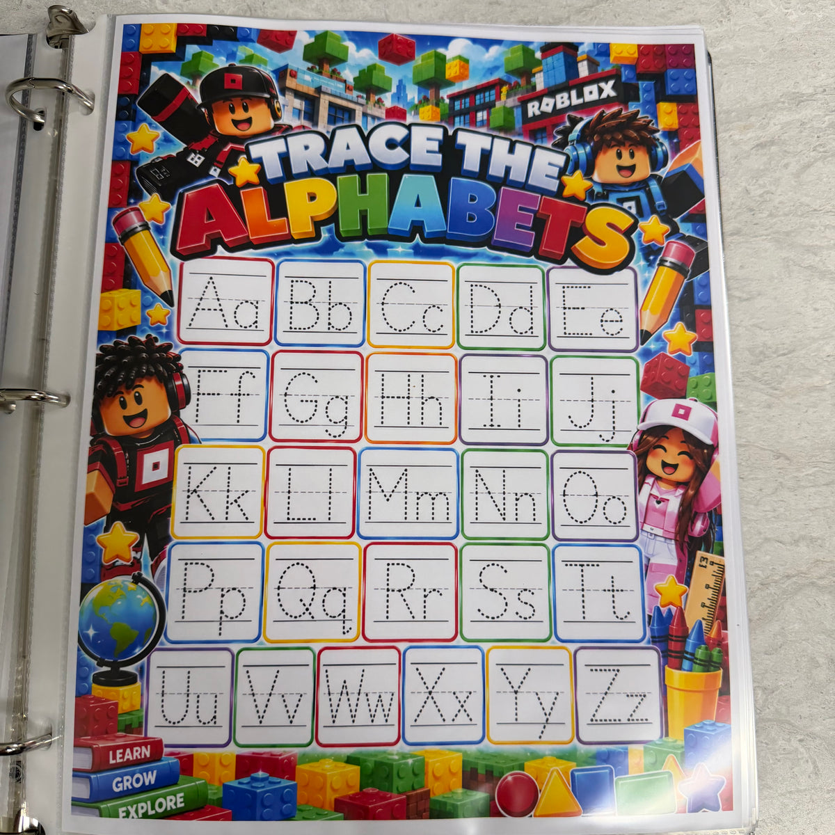 Roblox learning Binder